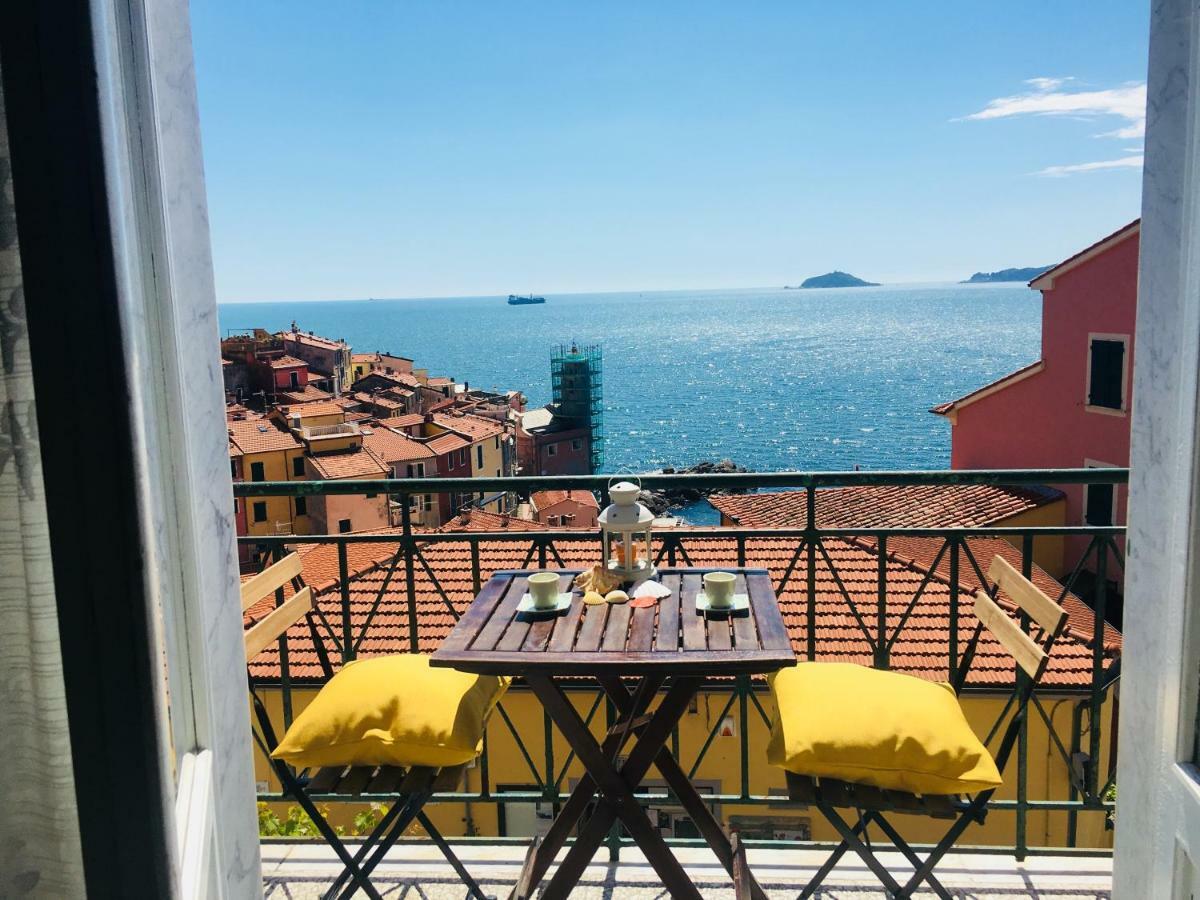 Vento Di Mare Lägenhet Tellaro Exteriör bild